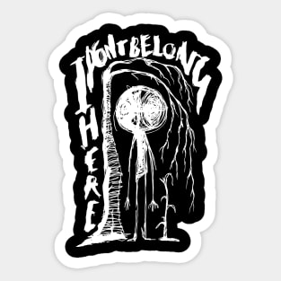 Creep - Illustrated Lyrics Sticker